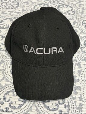Acura Black Embroidered Logo Baseball Cap